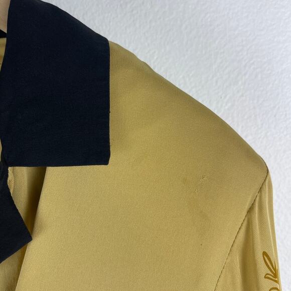 Bob Mackey Wearable Art Long Sleeve Button Up Vine Print Silk Blouse Women's 1X - Picture 6 of 10